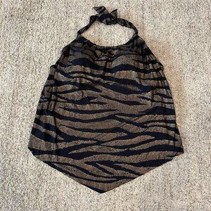 MAGICSUIT by Miraclesuit Underwire Halter Tie Tankini Swim Top Women's Size 14